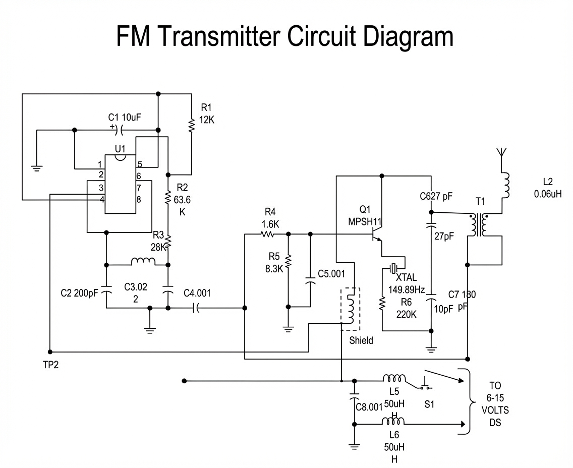 FM Transmitter Circuit Diagram