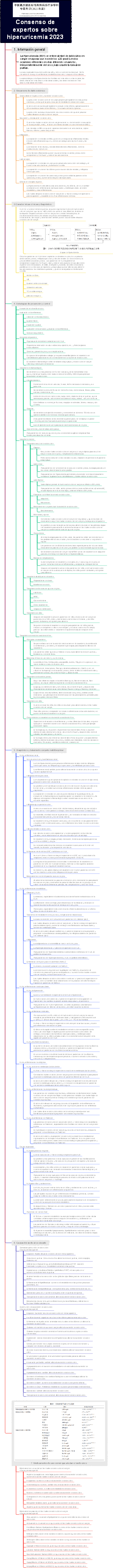 Consenso de expertos sobre hiperuricemia 2023