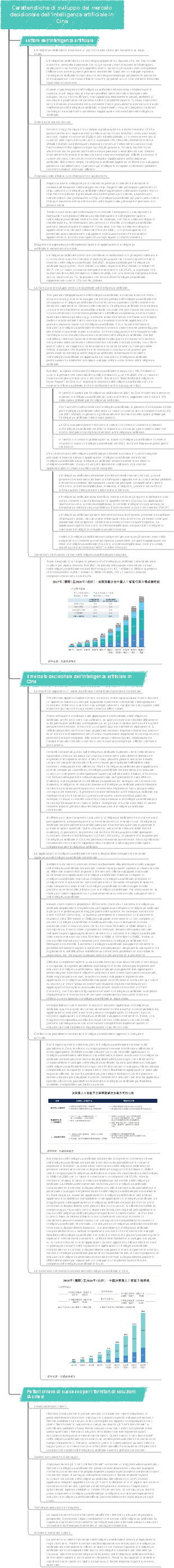 Il mercato decisionale dell’intelligenza artificiale in Cina