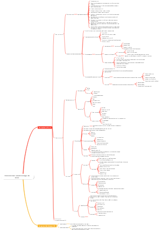 Mappa mentale di base della tecnologia dei droni
