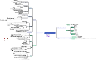 Mappa mentale della morfologia e della struttura dei batteri