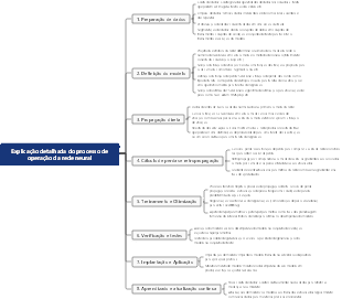 Explicação detalhada do processo de operação da rede neural