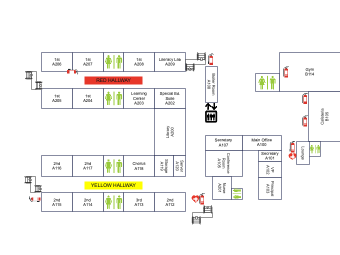 floor plan of school