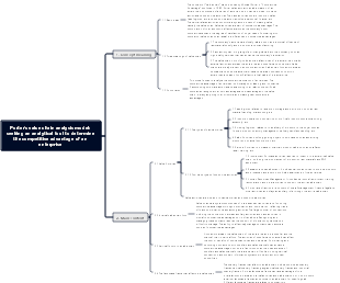 Porter's value chain analysis model seeking an analytical tool to determine the competitive advantage of an enterprise