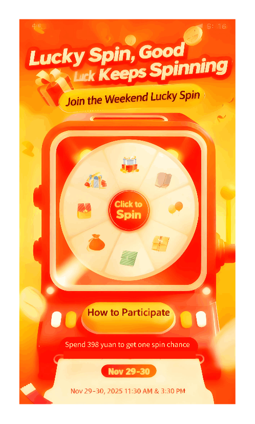 Weekend Lucky Spin!