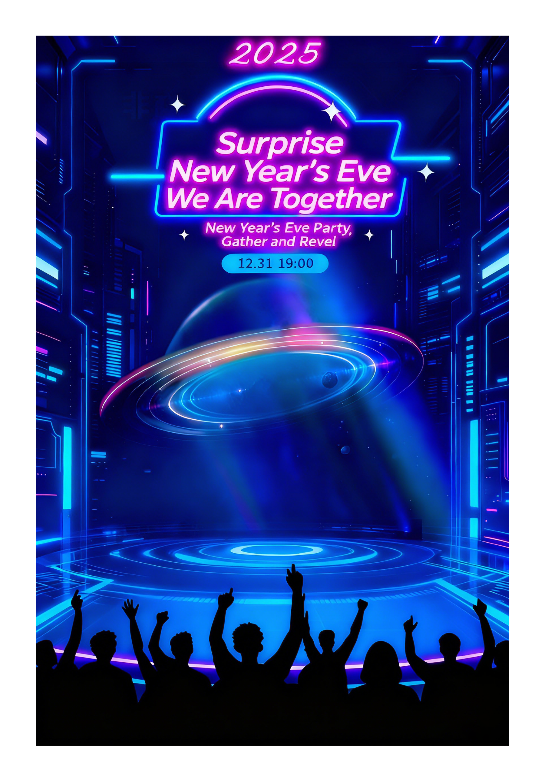 New Year's Eve 2025 Party | EdrawMax Templates