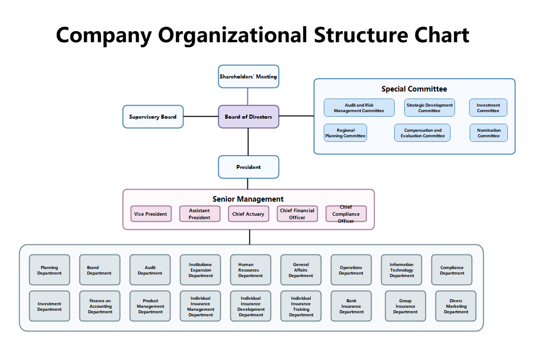Organizational Chart Example