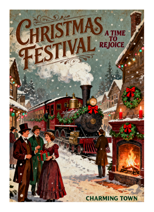 Christmas Festival in Charming Town