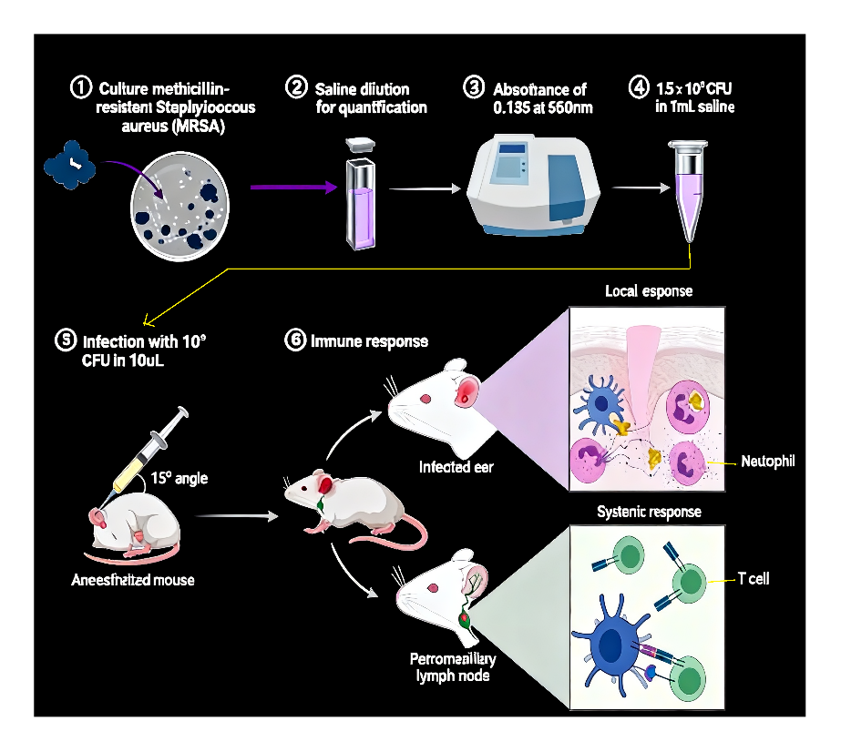 MRSA Infection & Immune Response in Mice