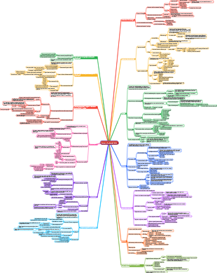 Carte mentale de l'immunologie médicale
