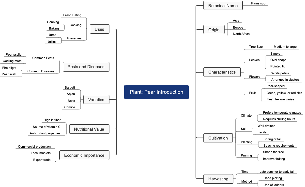 Plant: Pear Introduction