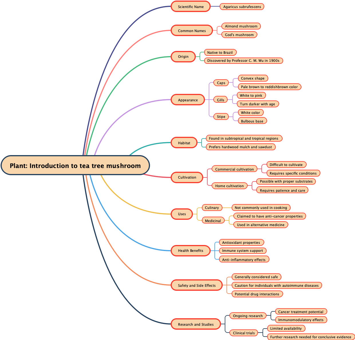Plant: Introduction to tea tree mushroom