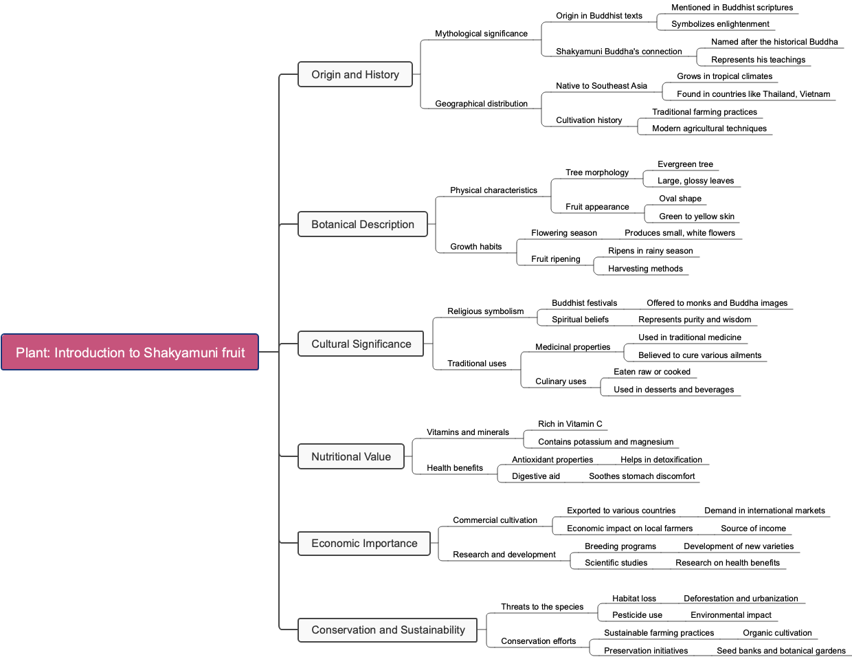 Plant: Introduction to Shakyamuni fruit