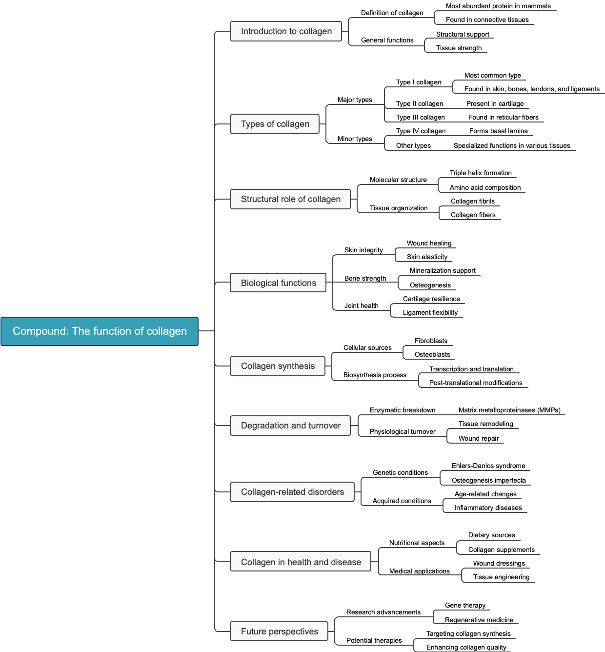 Compound: The function of collagen
