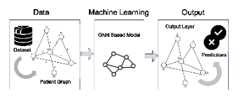 Visualizing the Workflow of a Graph Neural Network (GNN) Based Machine Learning Model for Patient Data