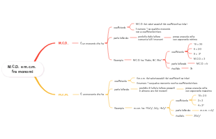  M.C.D. e m.c.m. fra Monomi