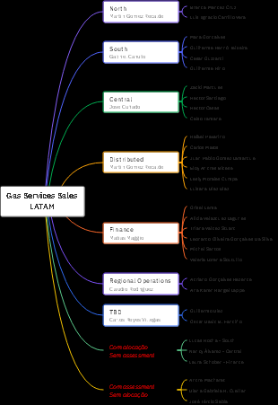 LATAM Sales Organization Chart