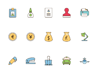 Business Office Icons