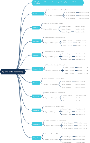 Systems of Human Body | Mind Map - EdrawMind