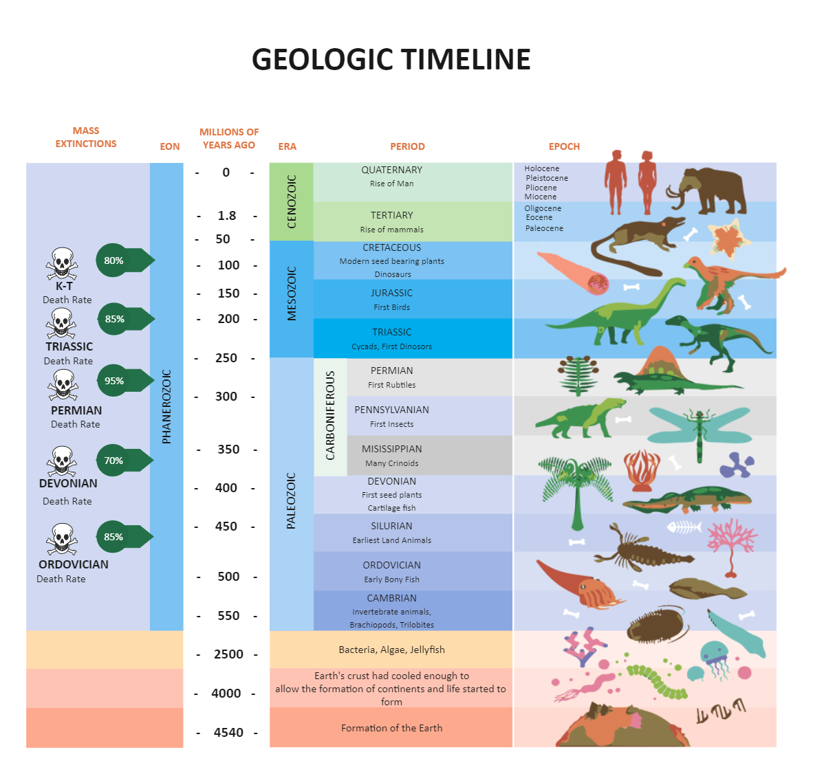 Geologic Timeline | EdrawMax Template