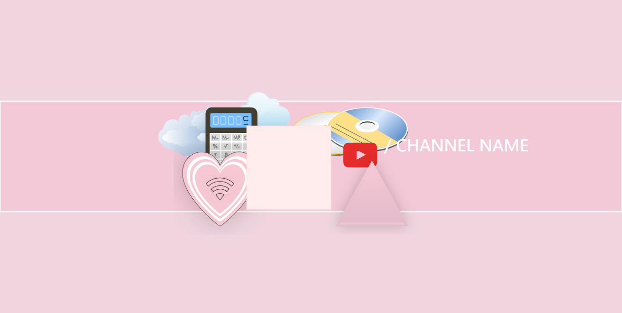 Aesthetic Channel Banner Template