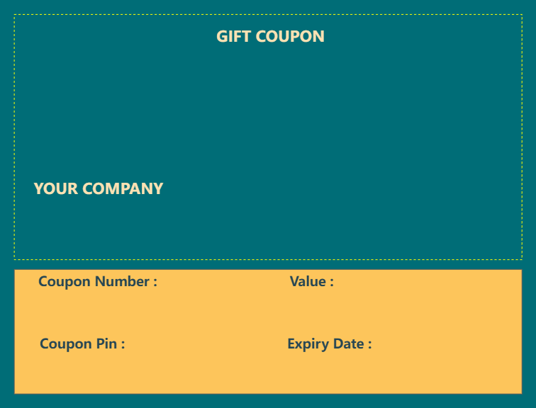 Fillable Blank Coupon