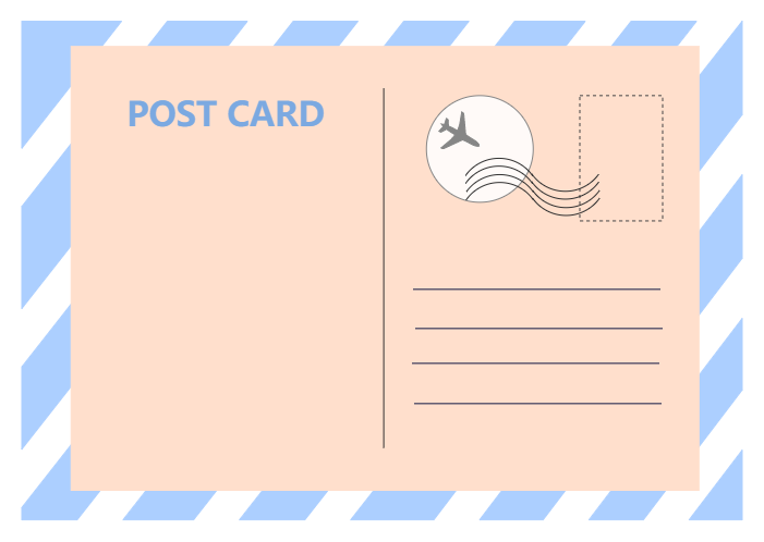 Blank Postcard Template