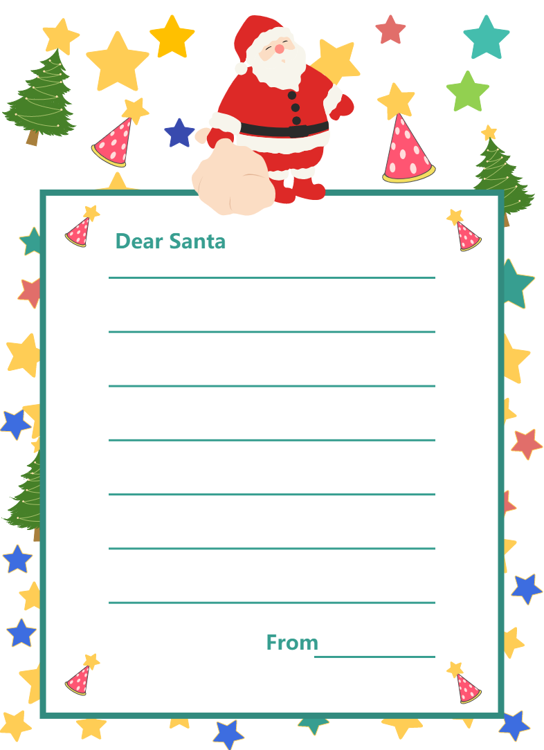 Santa Letter Template Free
