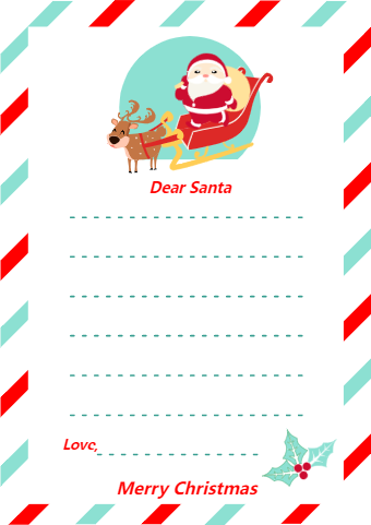 Santa Claus Letter Template