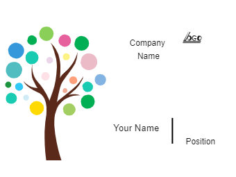Colorful Tree Business Card