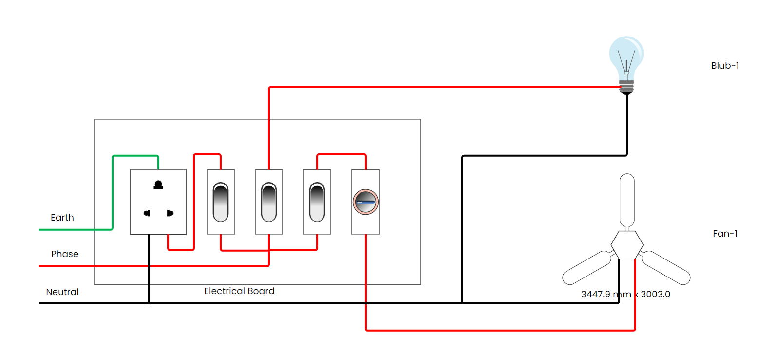 Electrical Switch Board Wiring Diagram