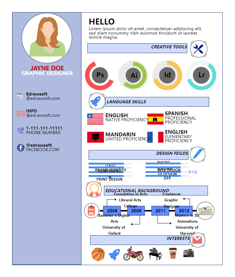 Infographic Resume Template