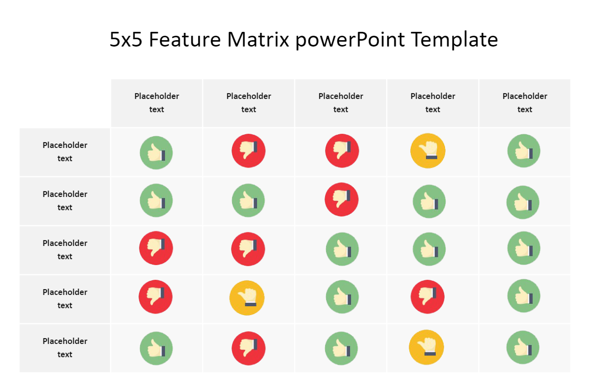 Matrix Powerpoint Template