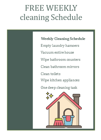 Realistic Cleaning Schedule