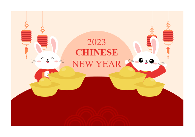 Happy Chinese New Year 2023 Poster