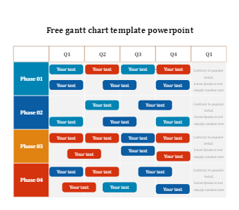 Free Gantt Chart Template Powerpoint