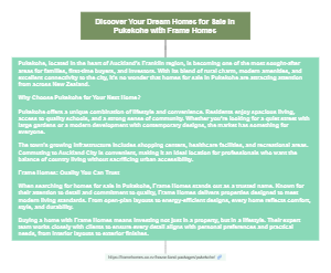 Discover Your Dream Homes for Sale in Pukekohe with Frame Homes