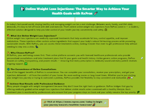 Online Weight Loss Injections: The Smarter Way to Achieve Your Health Goals with RxPros