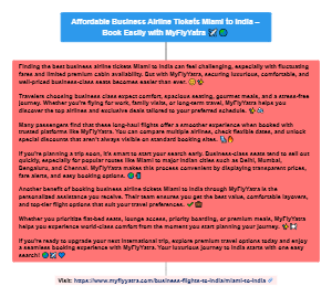 Affordable Business Airline Tickets Miami to India – Book Easily with MyFlyYatra ✈️ 🌎