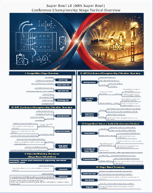 Super Bowl LX (60th Super Bowl) Conference Championship Stage Tactical Overview