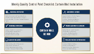 Curtain Wall Installation Engineering Weekly Quality Control Points Checklist
