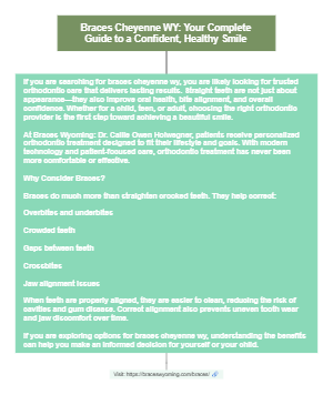 Braces Cheyenne WY: Your Complete Guide to a Confident, Healthy Smile