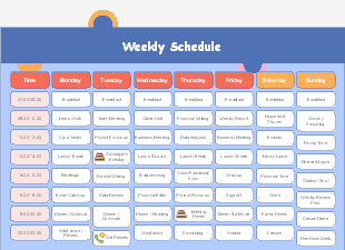 Weekly Schedule Template