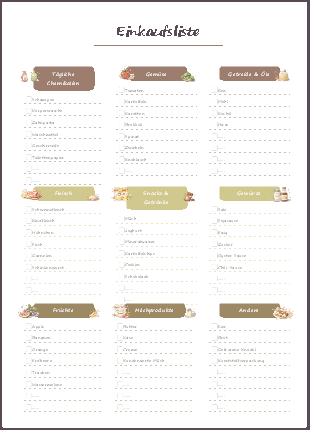 Einkaufsliste