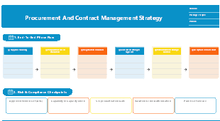Project Procurement and Contract Management Strategies