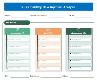 Project Sustainable Development Analysis