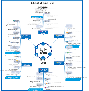 Diagramme Autoanalyse Individuelle Six Axes Développement Personnel Travail Apprentissage Vie Quotidienne Projets Futurs